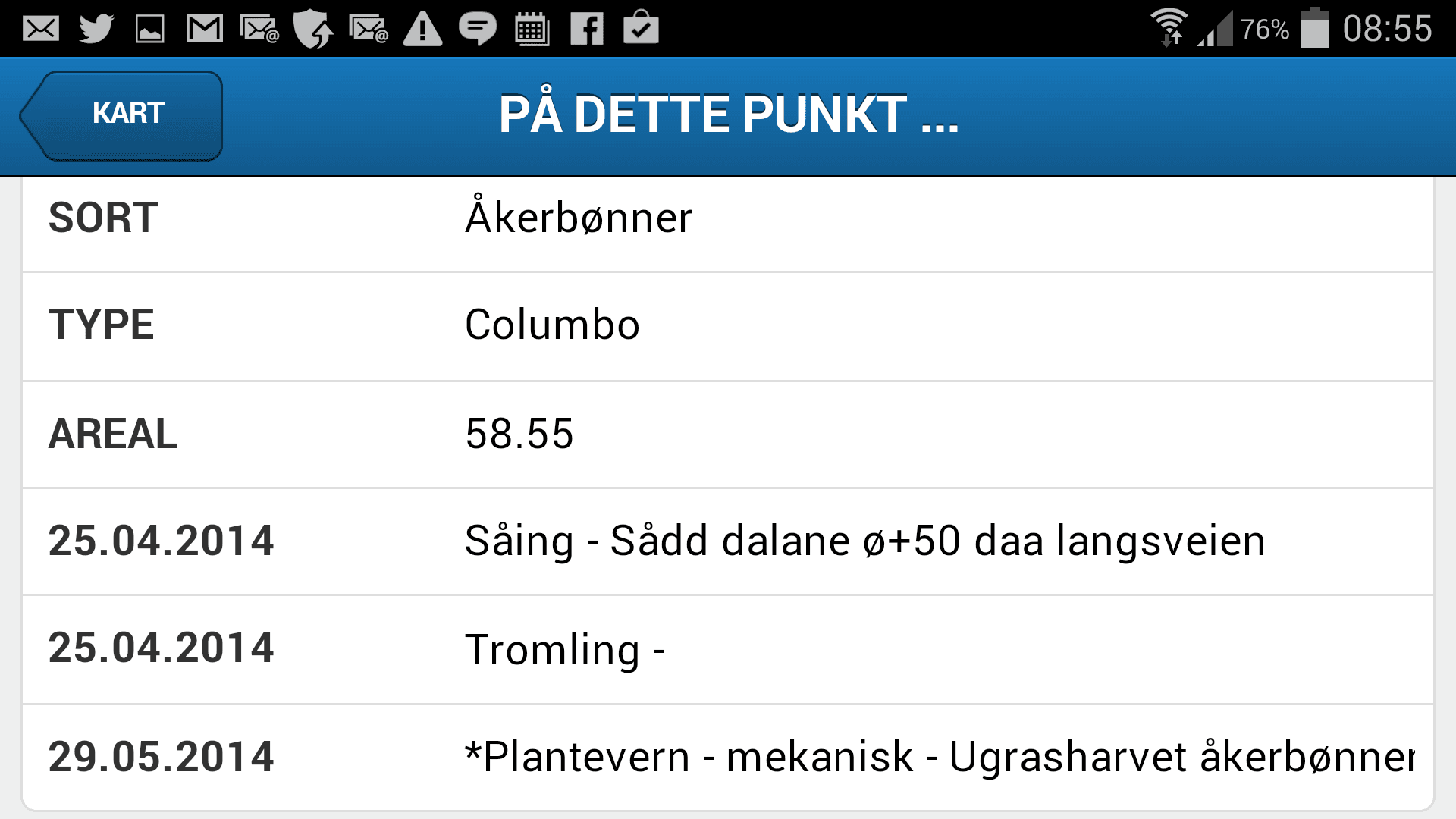 På dette punkt info