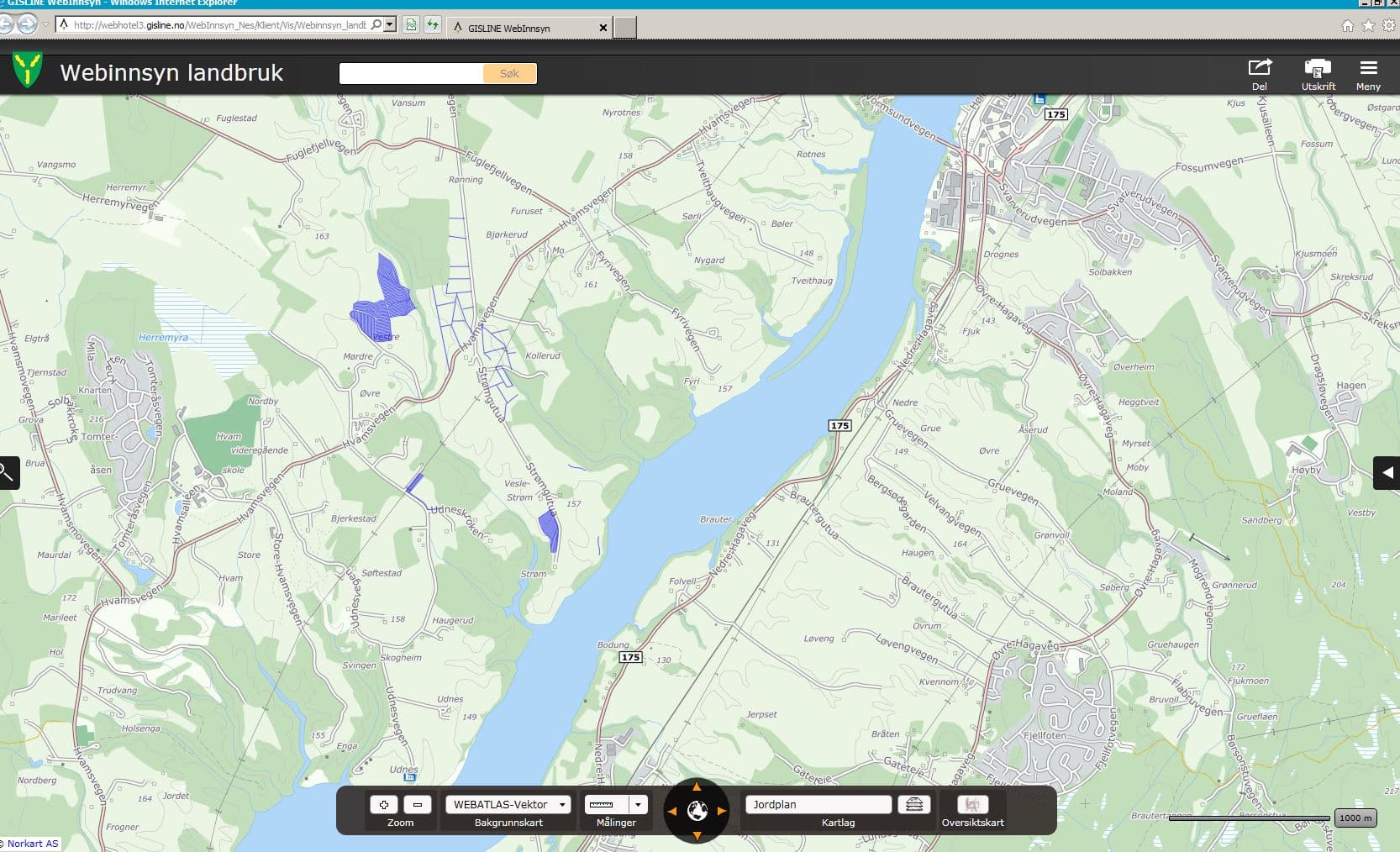 Webinnsyn landbruk